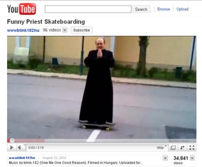 Padre a andar de skate é um sucesso no YouTube (vídeo) - TVI