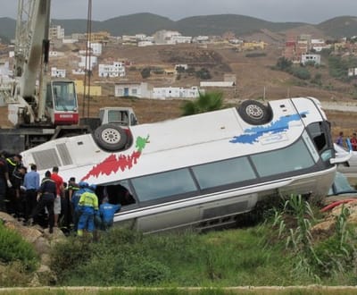 Marrocos: nove portugueses morrem em acidente de autocarro - TVI