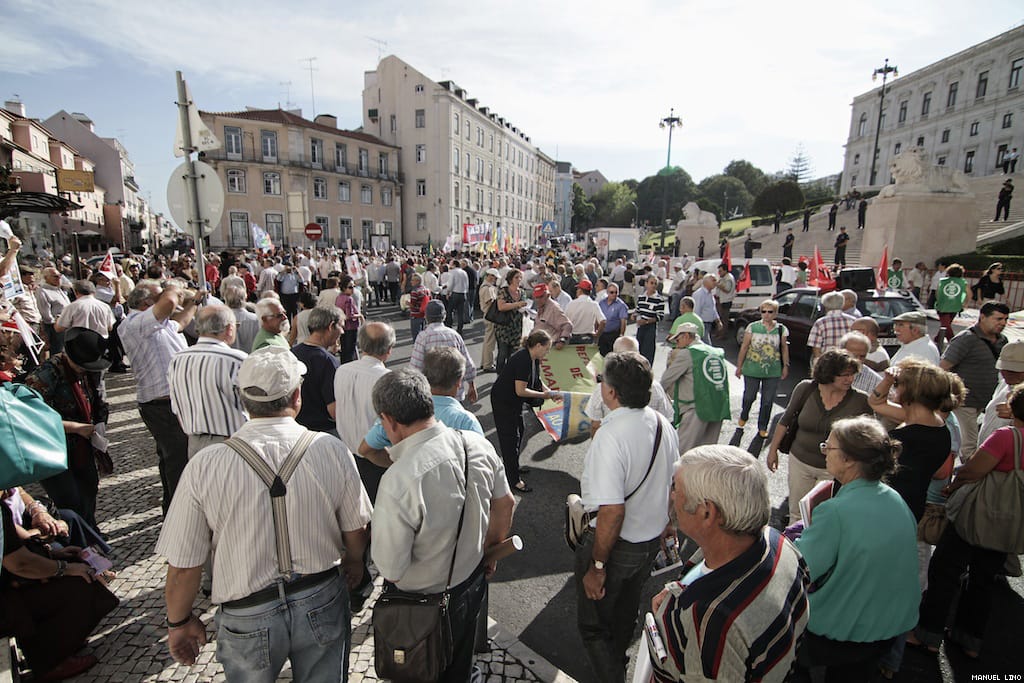 Manifestação da CGTP em Lisboa (foto: Manuel Lino)