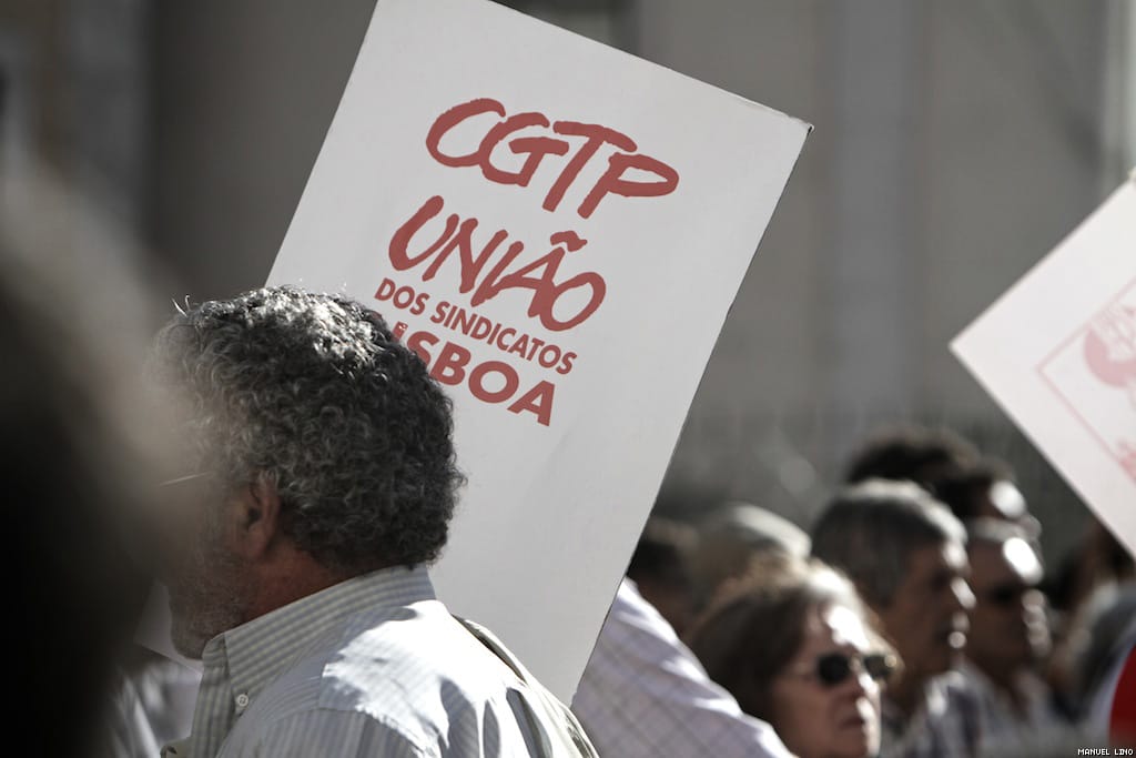 Manifestação da CGTP em Lisboa (foto: Manuel Lino)
