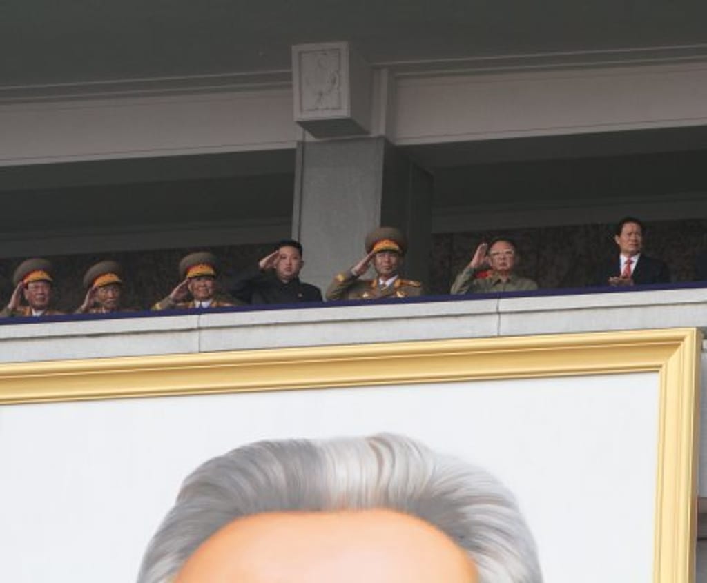 Kim Jong-il com o filho