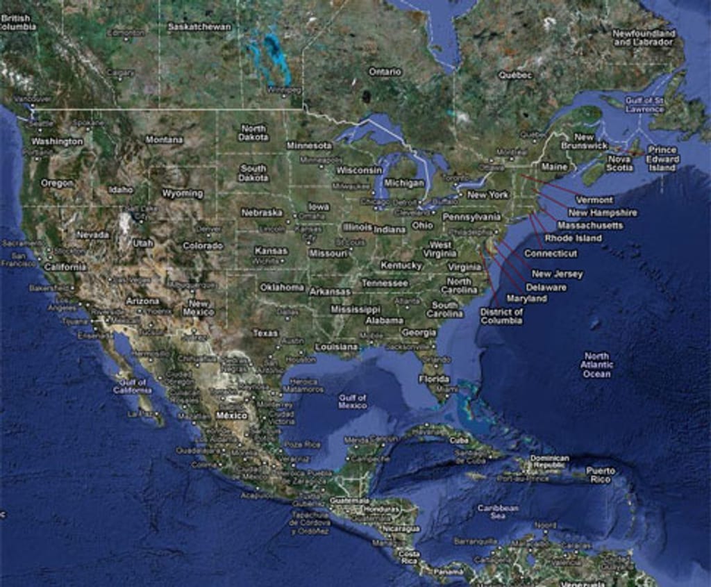 EUA (Imagem Google Maps)