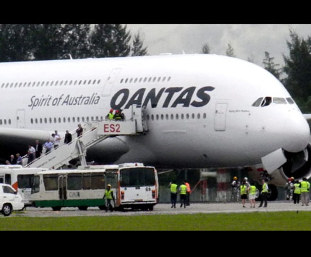 Acidente com avião da Qantas