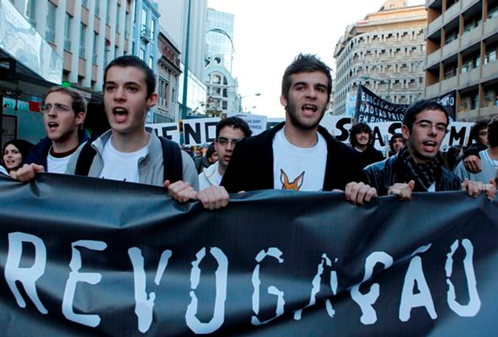Manifestação de estudantes (LUSA)
