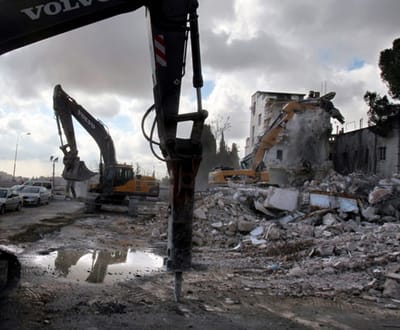 Jerusalém Oriental: Israel destrói hotel para construir casas para colonos - TVI