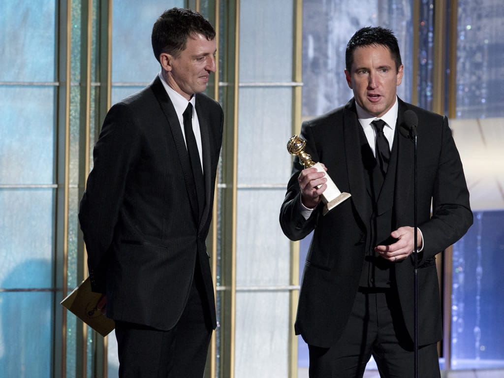 Globos de Ouro 2011 - Atticus Ross e Trent Reznor (EPA)
