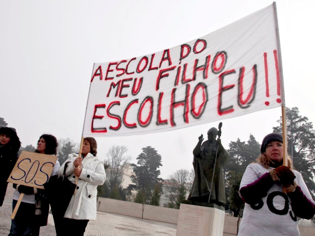 Protesto Ensino Privado (PAULO CUNHA/LUSA)