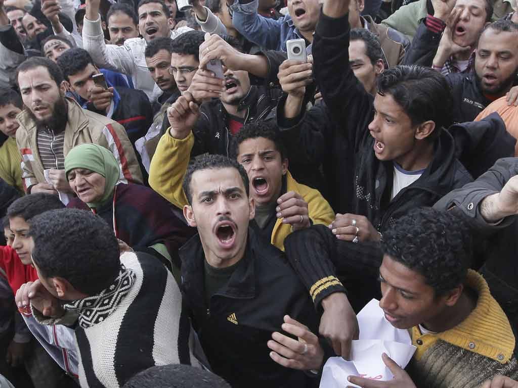 Manifestação no Cairo (EPA)