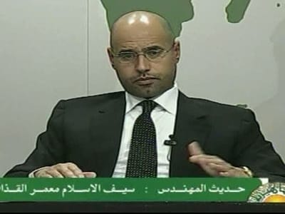 TPI: filho de Khadafi transferido hoje para Haia - TVI