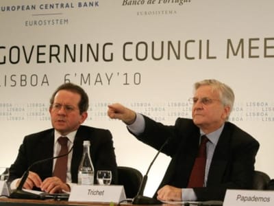 Trichet: «Bancos devem contribuir para solucionar crise» - TVI