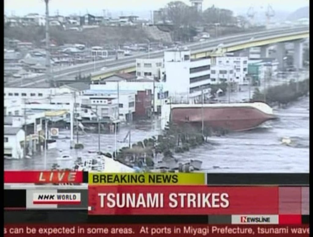Violento sismo e tsunami atingem Japão