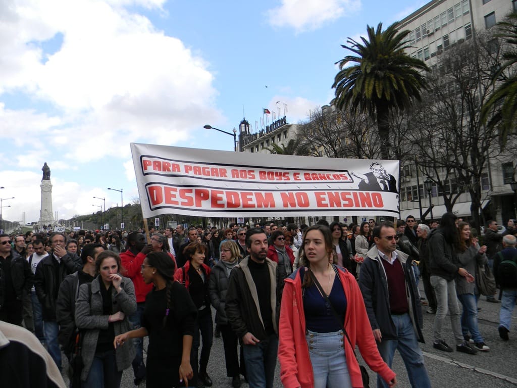 Protesto da Geração à Rasca (foto de Catarina Pereira)