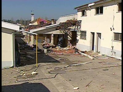 Explosão em restaurante na Mealhada - TVI
