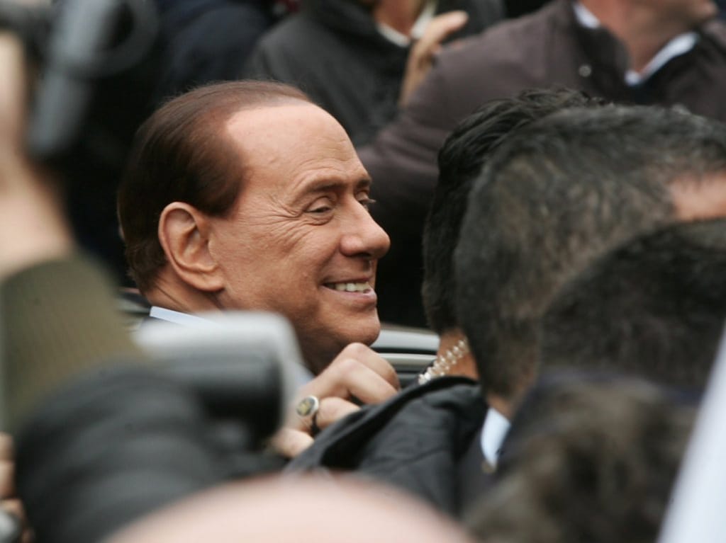 Berlusconi compareceu em tribunal [EPA]
