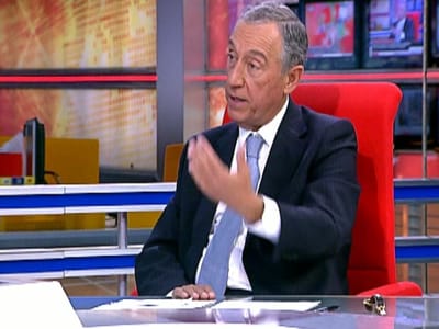 Marcelo: candidatura de Nobre «é um risco» - TVI