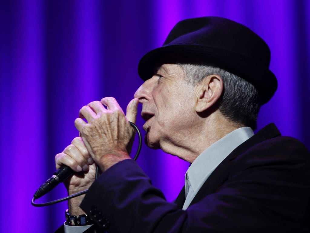 Leonard Cohen no Pavilhão Atlântico (Manuel de Almeida/LUSA)