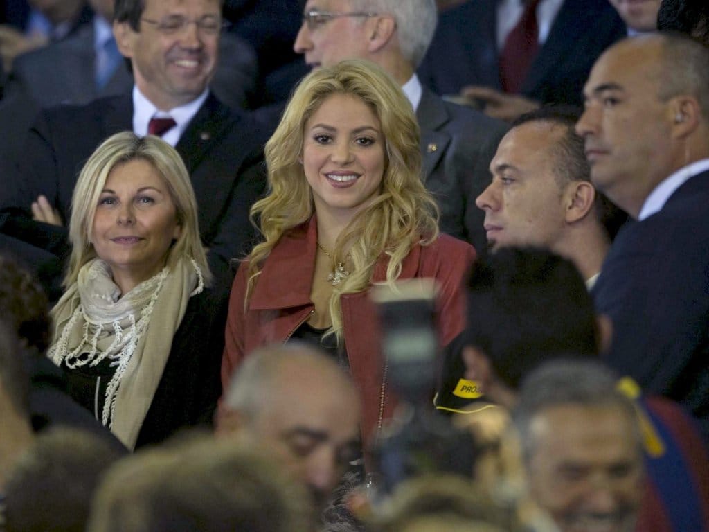 Shakira na final da Taça do Rei (EPA)