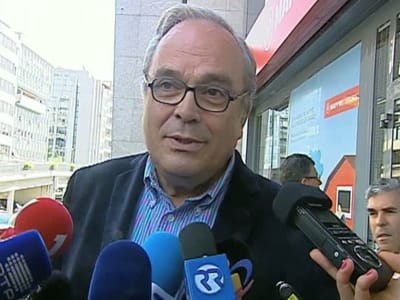 «O dr. Almeida Santos não é um quadro activo na campanha» - TVI