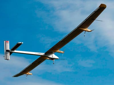 Avião solar faz primeiro voo internacional - TVI