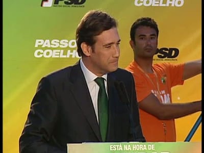 Passos Coelho defende portagens em «todas» as SCUT - TVI