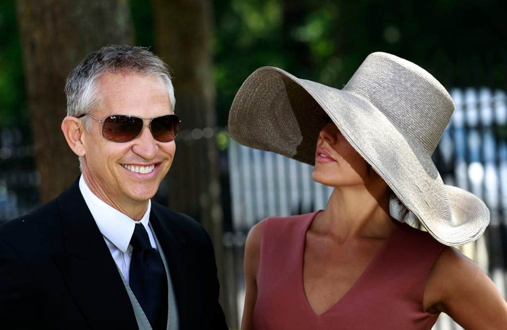 Gary Lineker e a mulher, Danielle Fotos: Reuters