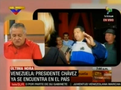 Hugo Chávez chega à Venezuela - TVI