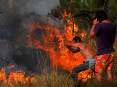 Incêndio no Sabugal dura há mais de 24 horas - TVI