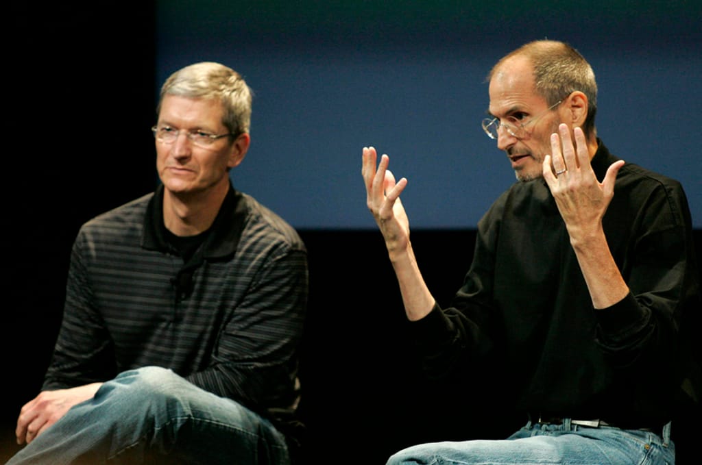 Tim Cook e Steve Jobs - Apple Fotos: Reuters