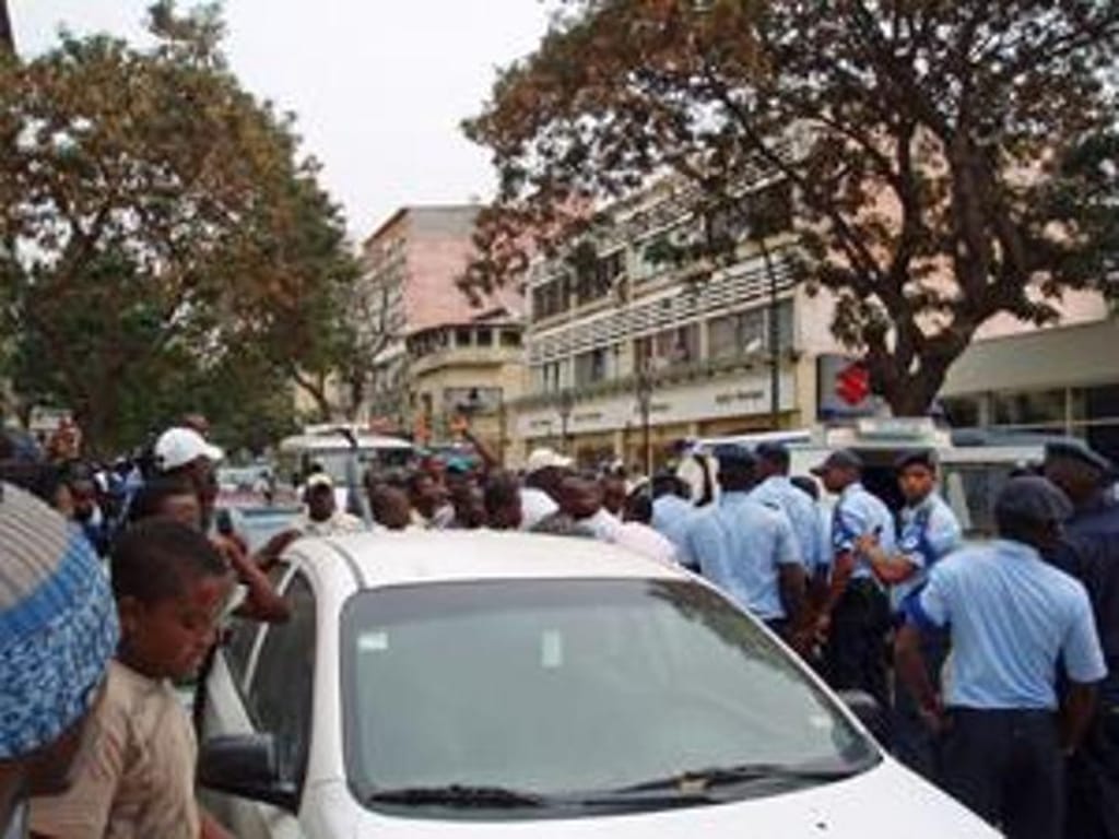 Brutalidade policial trava manifestação em Luanda (D.R.)