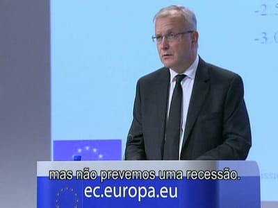Olli Rehn avisa: meta do défice está em risco - TVI