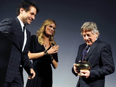 Roman Polanski recebeu o prémio de carreira em Zurique - TVI