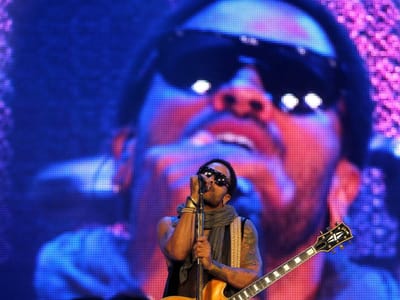 Lenny Kravitz e Maroon 5 no Rock In Rio 2012 - TVI