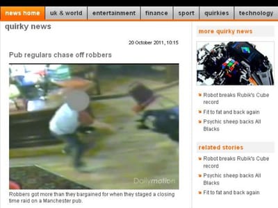 Trio de assaltantes corrido de bar por clientes - TVI