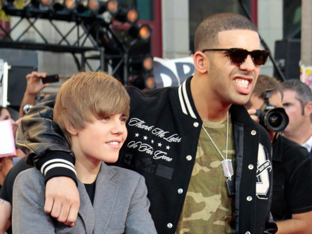 Justin Bieber e Drake (Reuters)