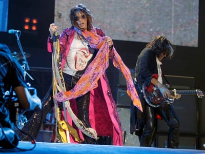 Aerosmith vendem mais com Steven Tyler na televisão - TVI