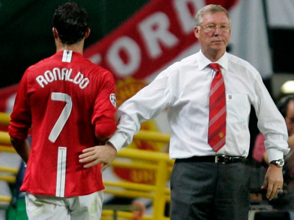 Ferguson, 25 anos: com Cristiano Ronaldo