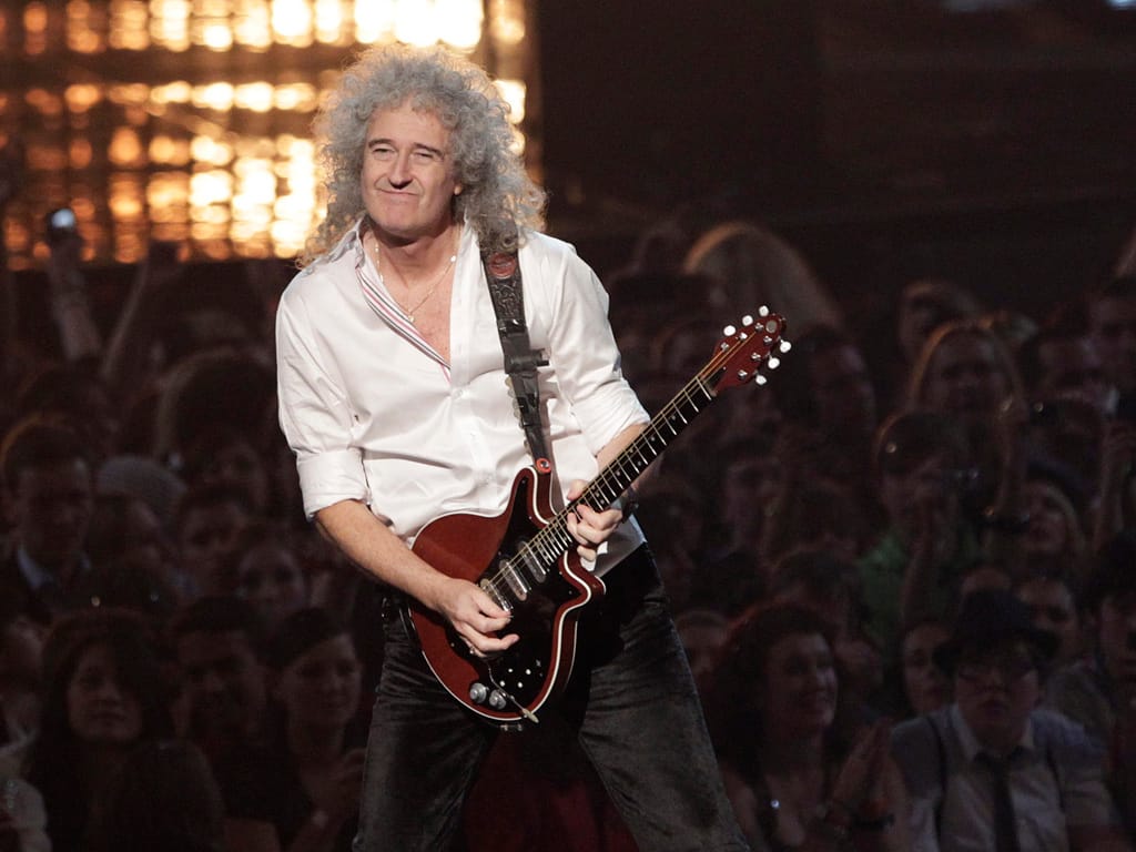 Brian May nos MTV Europe Music Awards (foto: Reuters)