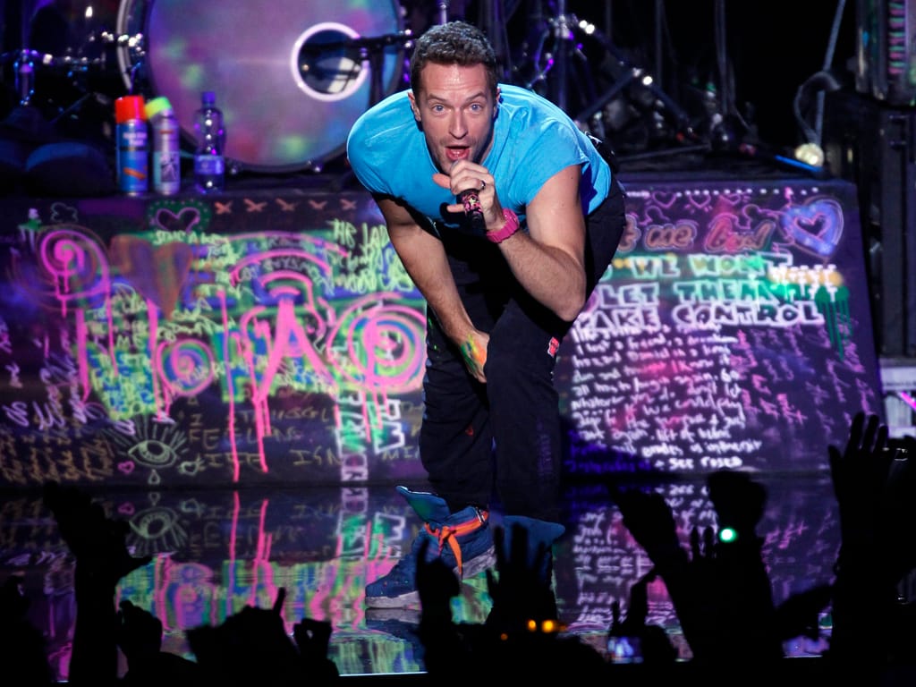 Coldplay nos MTV Europe Music Awards (foto: Reuters)
