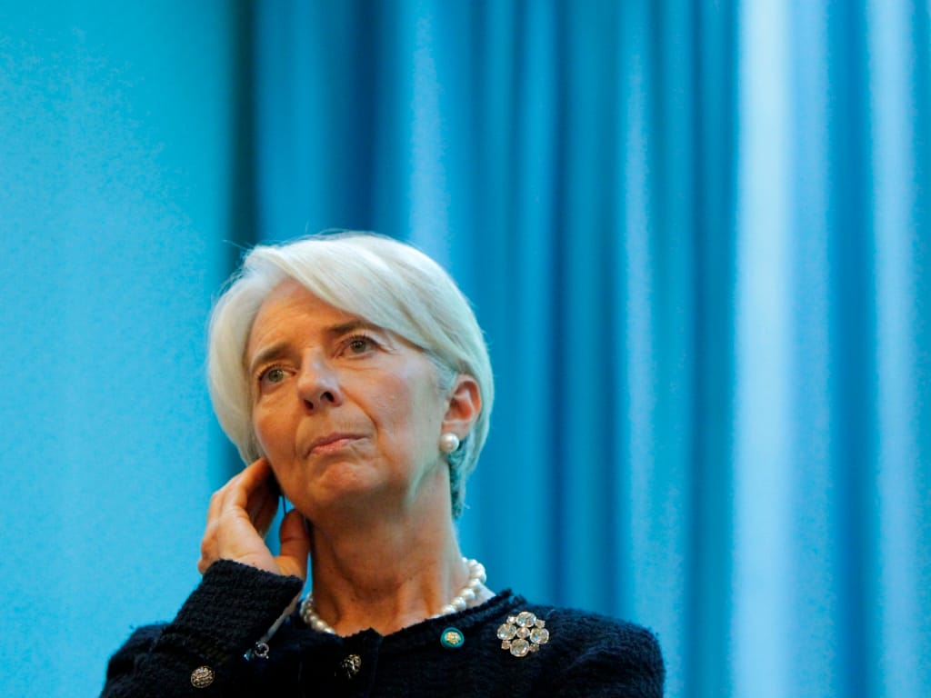 Christine Lagarde em Moscovo