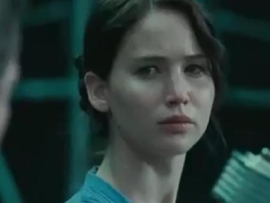 Jennifer Lawrence morena em «The Hunger Games» - frame