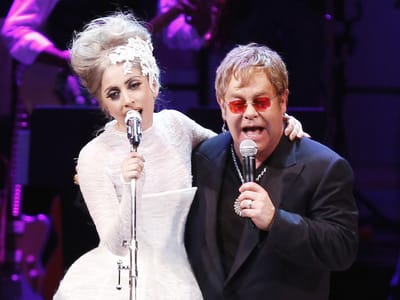 Lady Gaga prepara novo dueto com Elton John - TVI