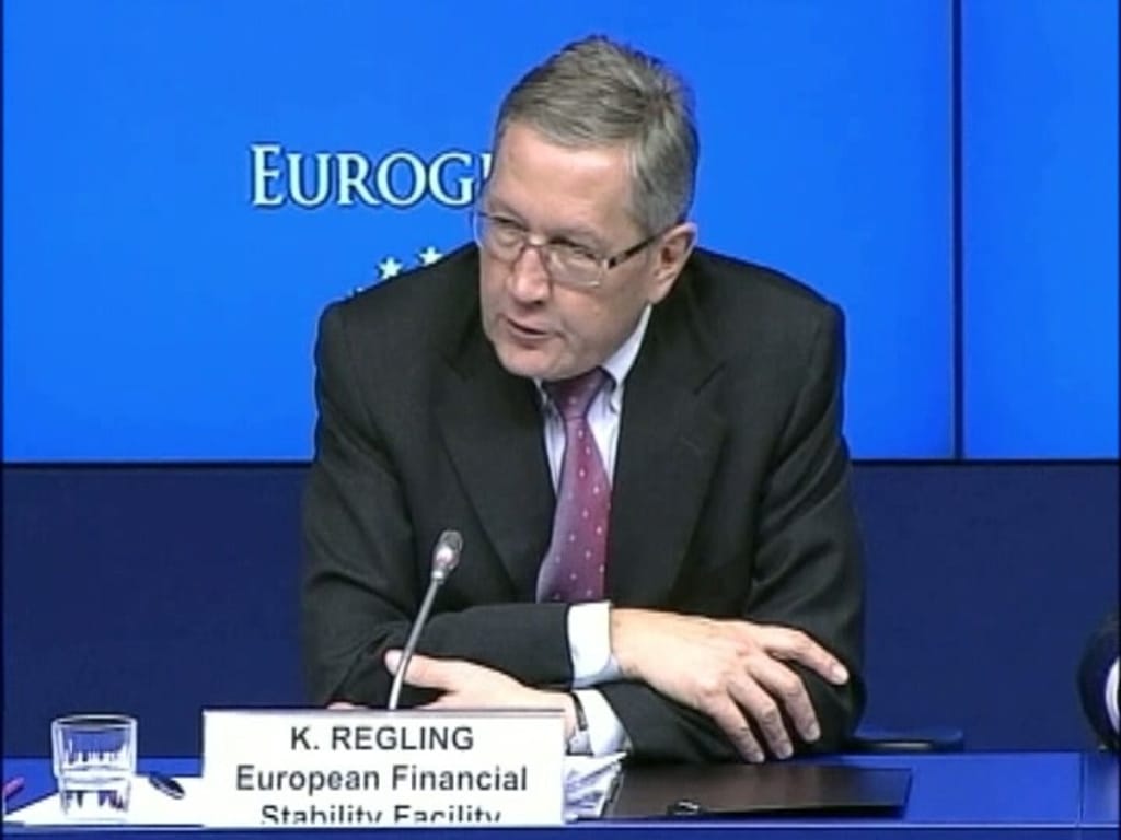Klaus Regling, presidente do FEEF