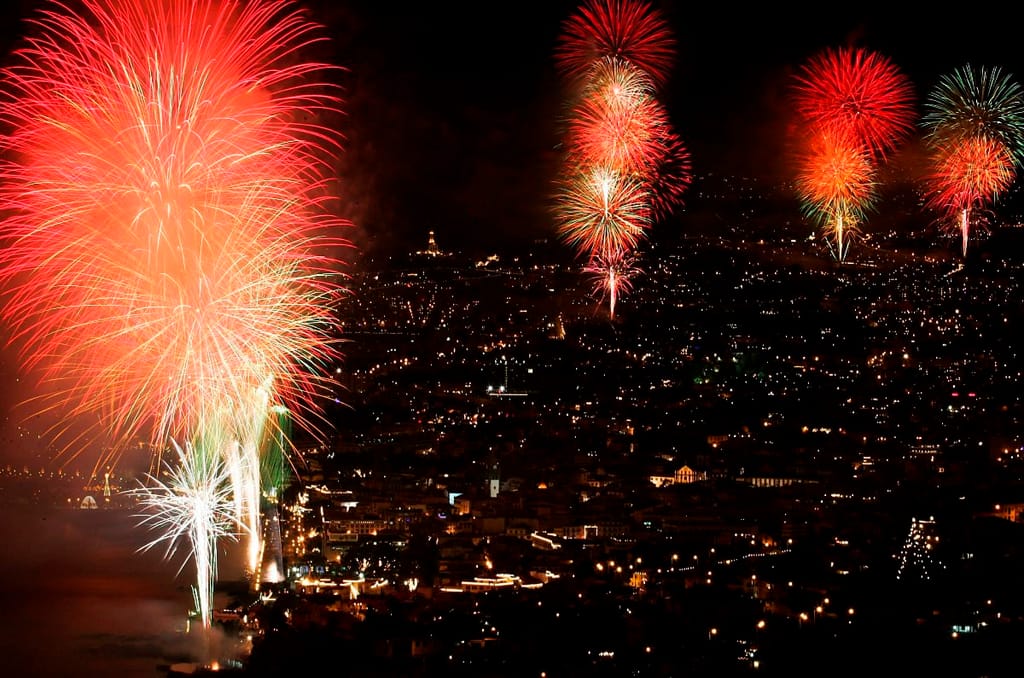 Fogo de artifício no Ano Novo da Madeira (Lusa/Homem de Gouveia)