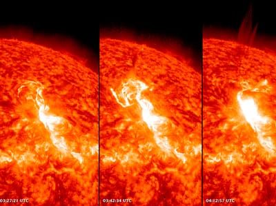 Tempestade solar: imagens impressionantes - TVI