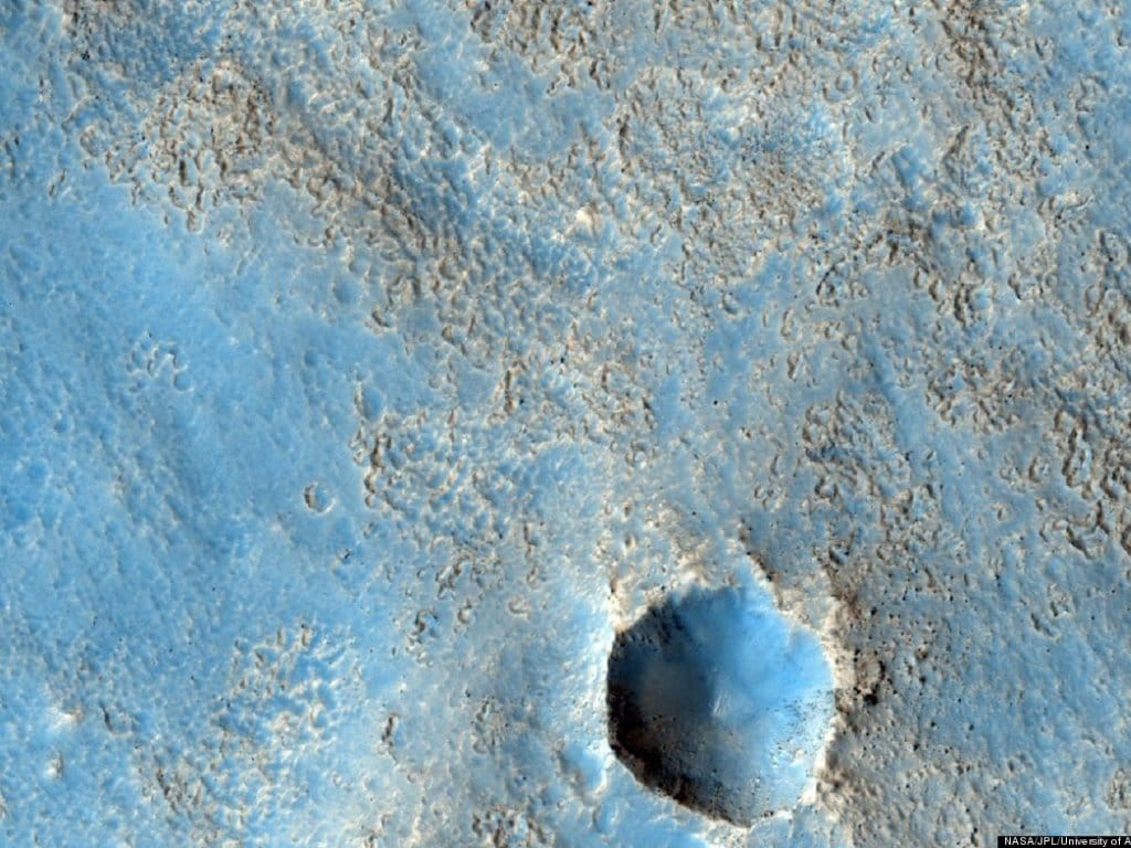 NASA apresenta novas imagens de Marte (Foto: Nasa/JPL-Callech/Univ. of Arizona)