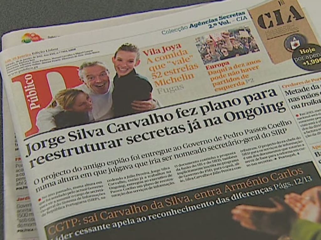 Silva Carvalho, notícia Público