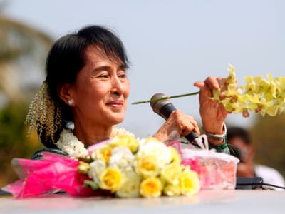 Myanmar: Suu Kyi suspende campanha - TVI