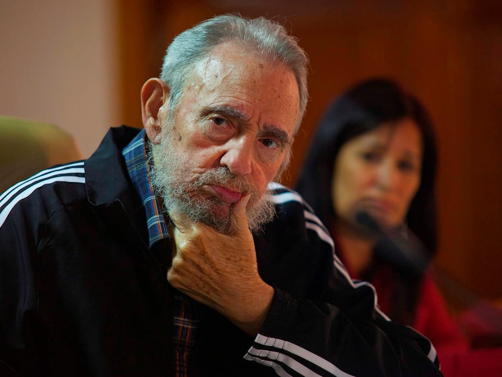 Fidel presente na apresentação da sua biografia (Cubadebate/REUTERS)