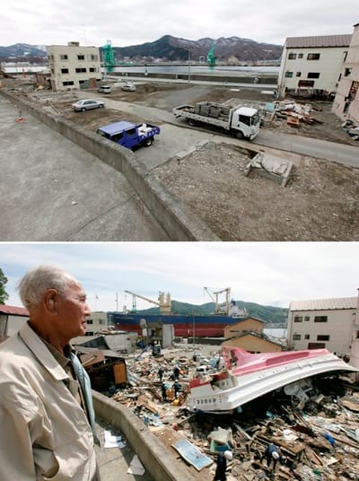 Google mostra o antes e depois do maremoto de 2011 no Japão - TVI