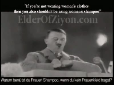 Anúncio a champô com Hitler motiva polémica - TVI
